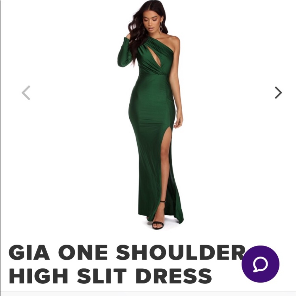 Green Windsor Long Dress- never been worn
